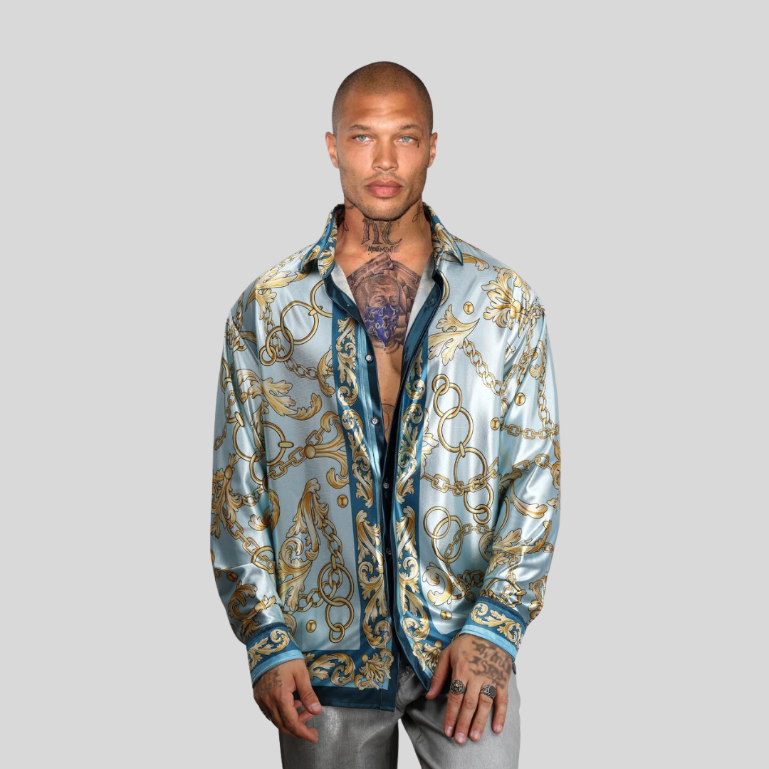 Avenue George V Paris Sax Long Sleeve Polo