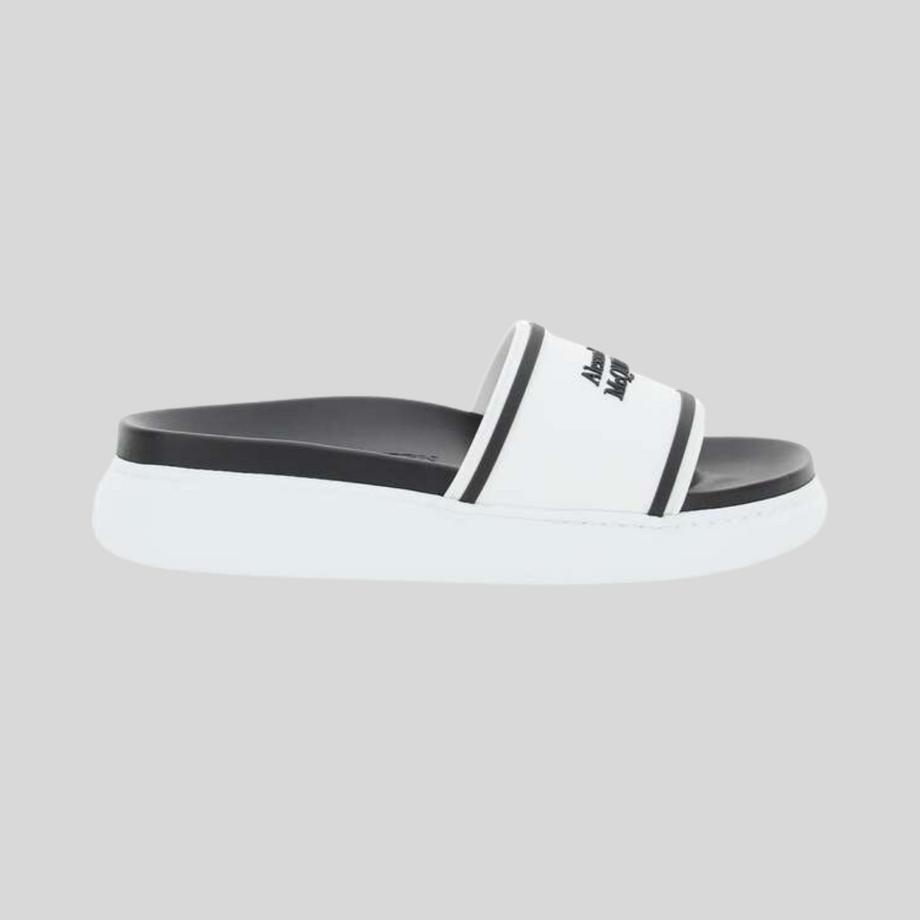Alexander Mcqueen Contemporary White Slide Sandal - NWT Rubber slides in white - Mc Queen | Mytheresa main image 2