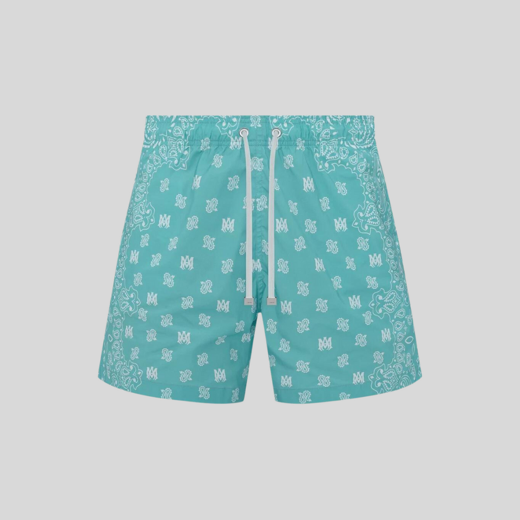 Amiri Paisley Swim Shorts for Men – Shop Now at ICETIME LUXE Amiri Paisley Swim Shorts for Men – Shop Now at ICETIME LUXE