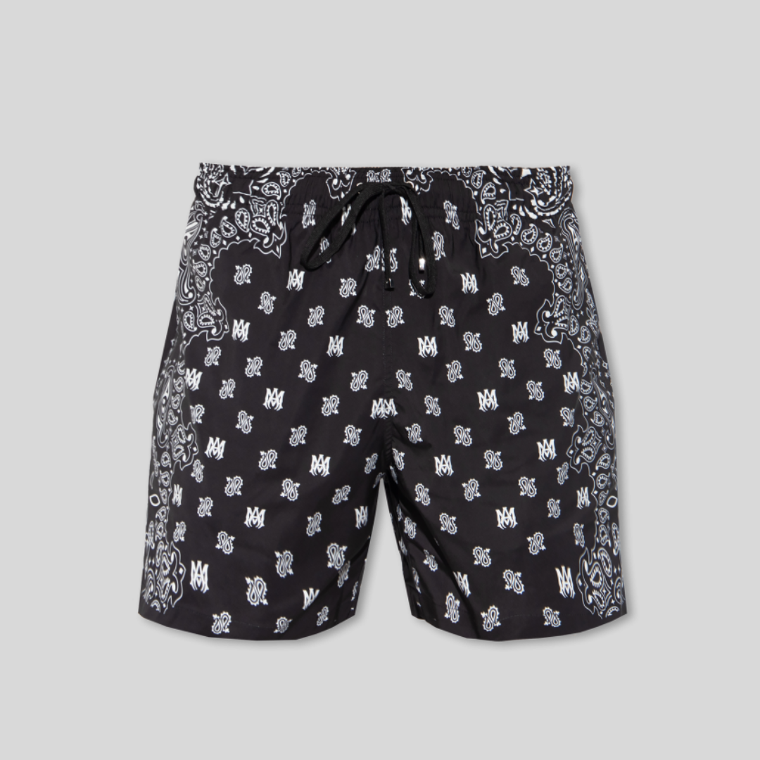 Amiri Black Swim Shorts