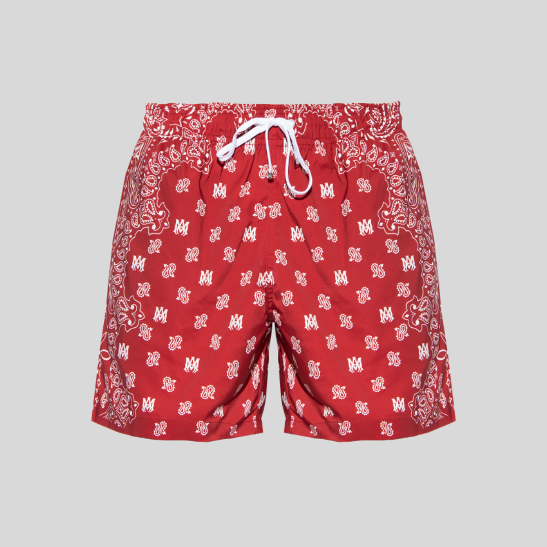 Amiri Red Swim Shorts