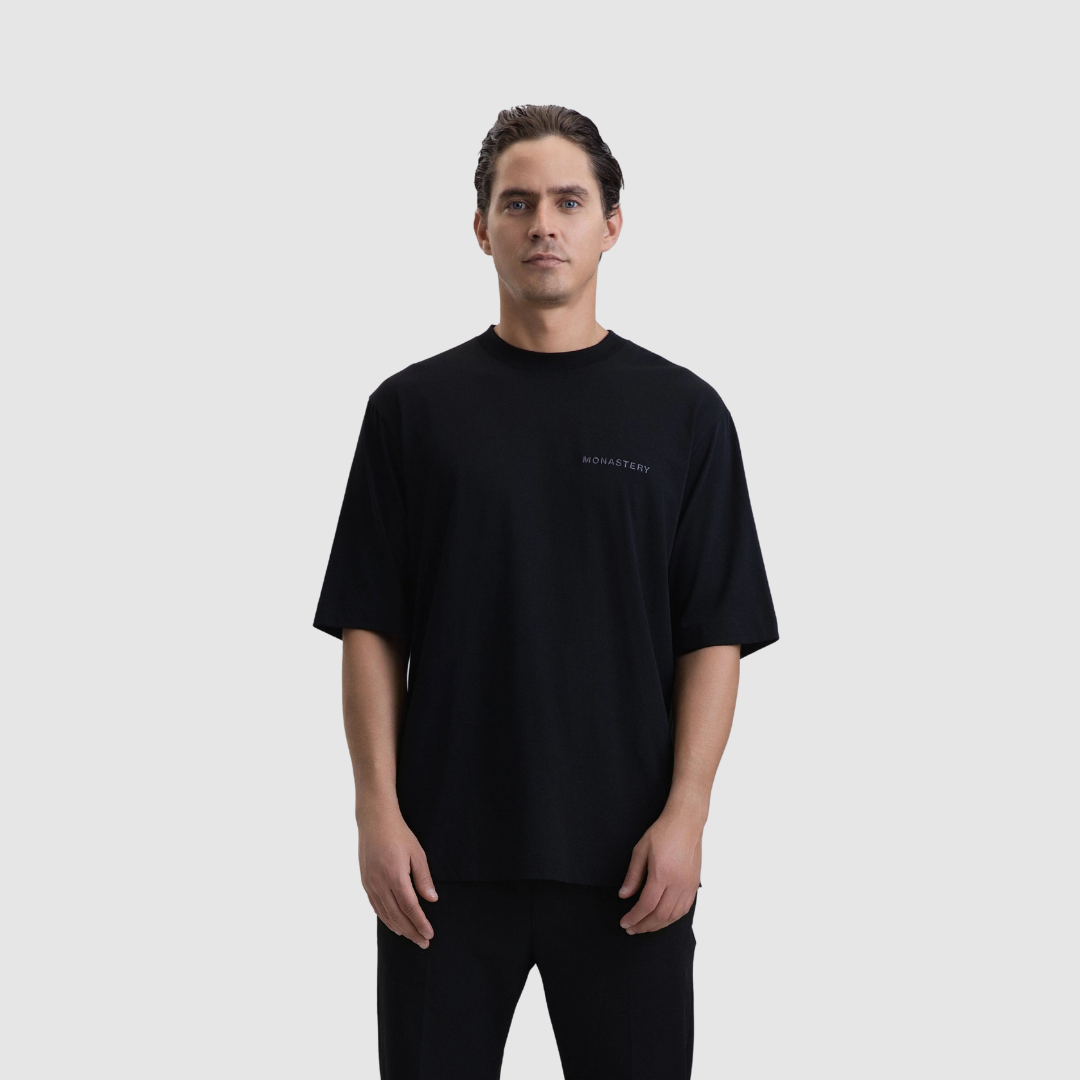Monastery Black Ruston T-Shirt