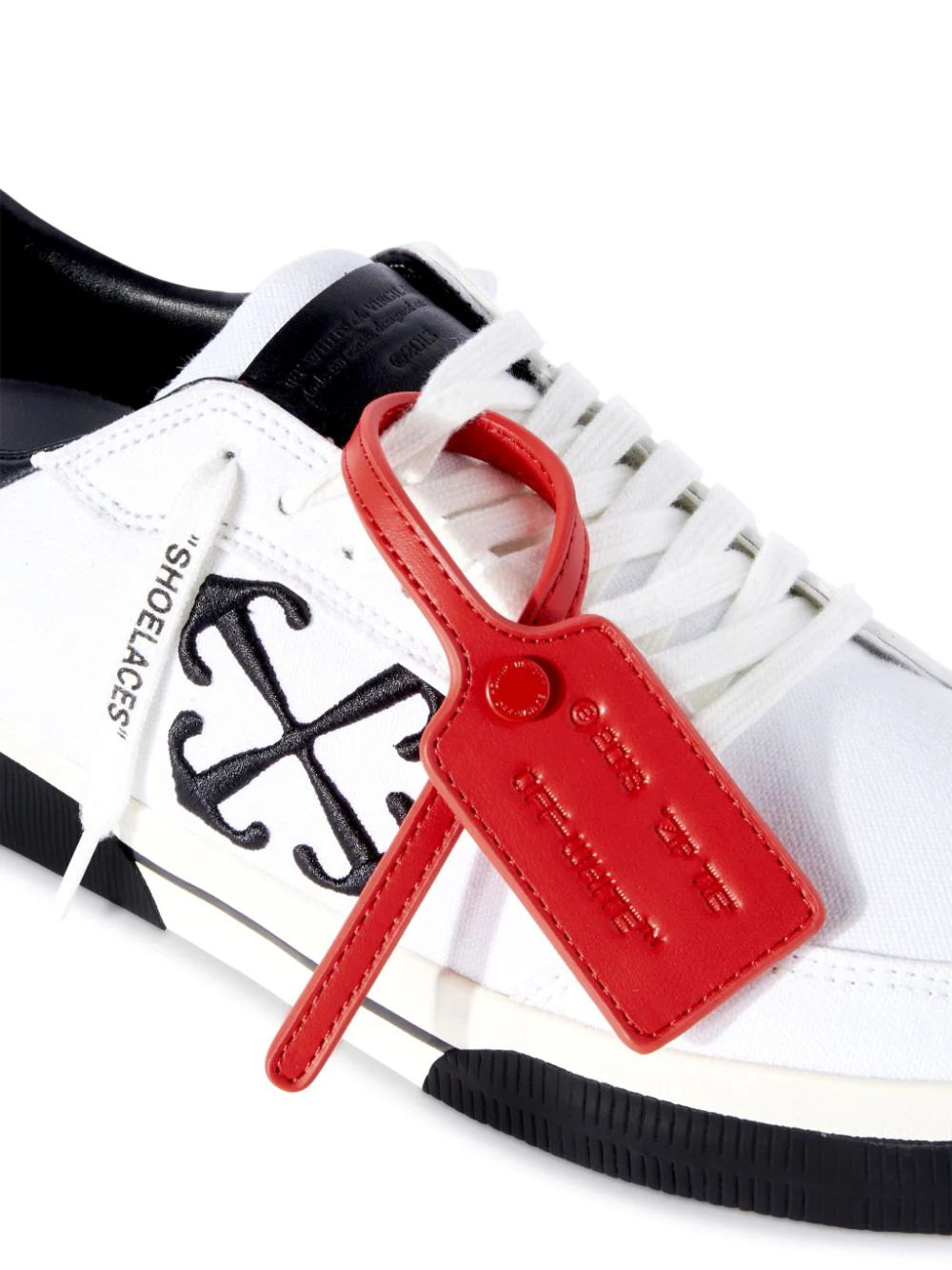 Off-White Canvas Black & White Sneakers