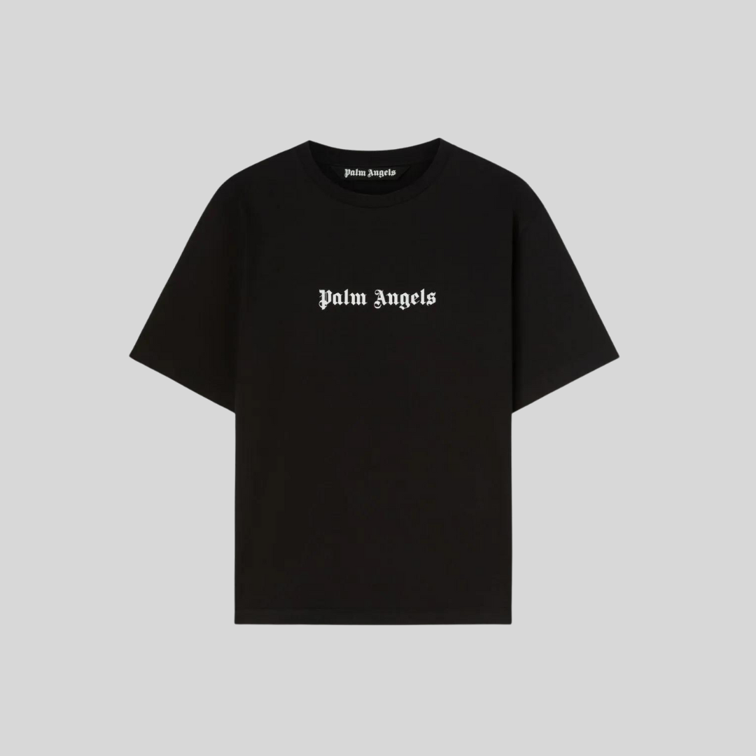 Black Logo Neck T-Shirt