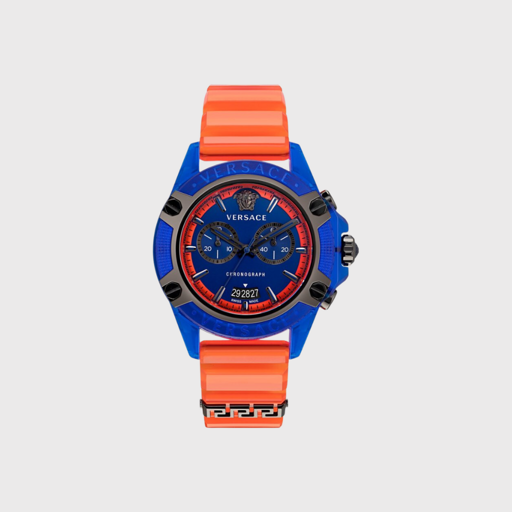 Versace Blue Orange Chrono Active Watch – ICETIME LUXE