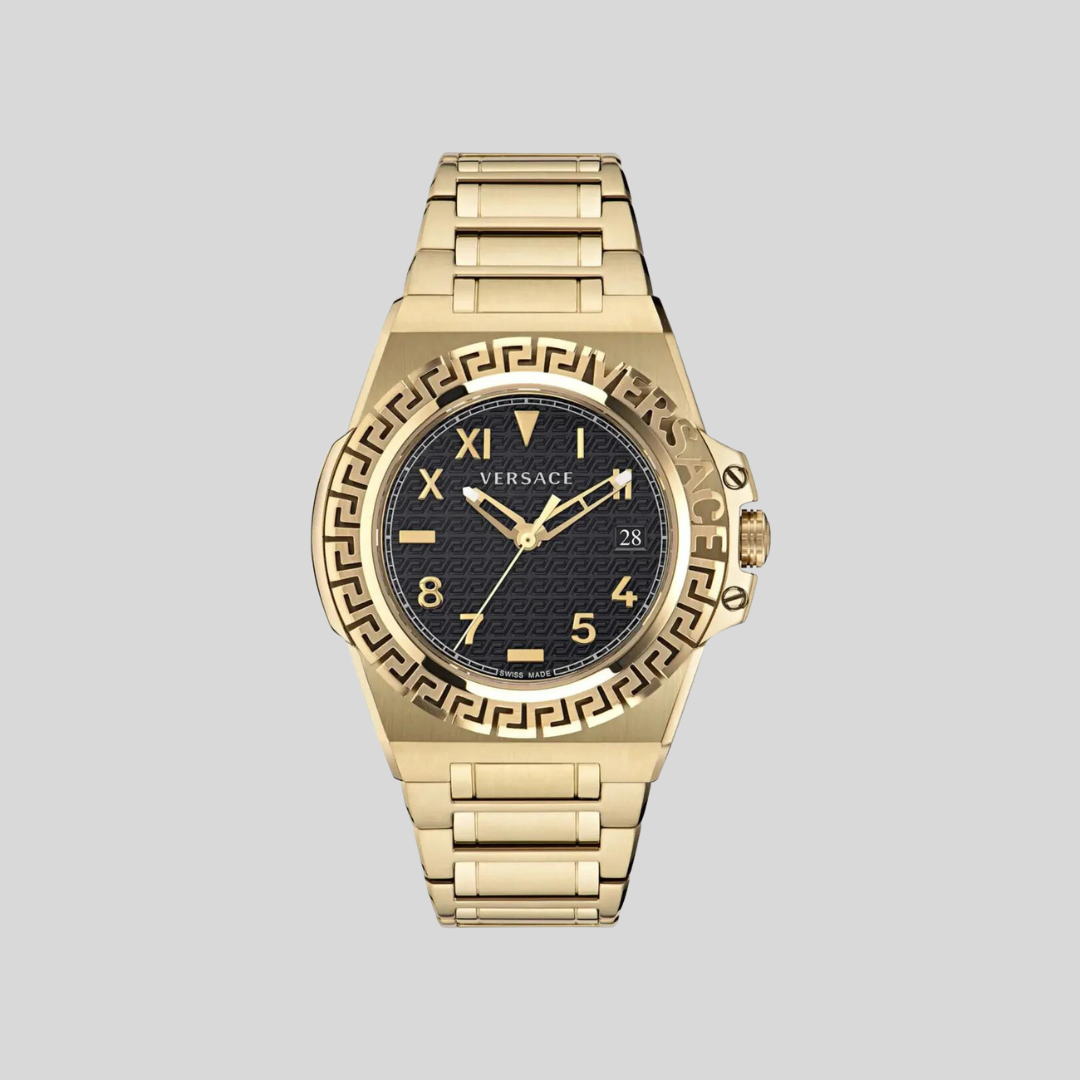 Versace Gold Greca Reaction Watch