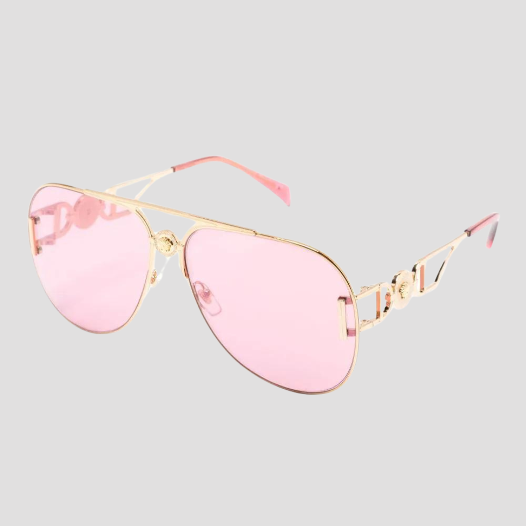 Versace Pink Medusa Sunglasses
