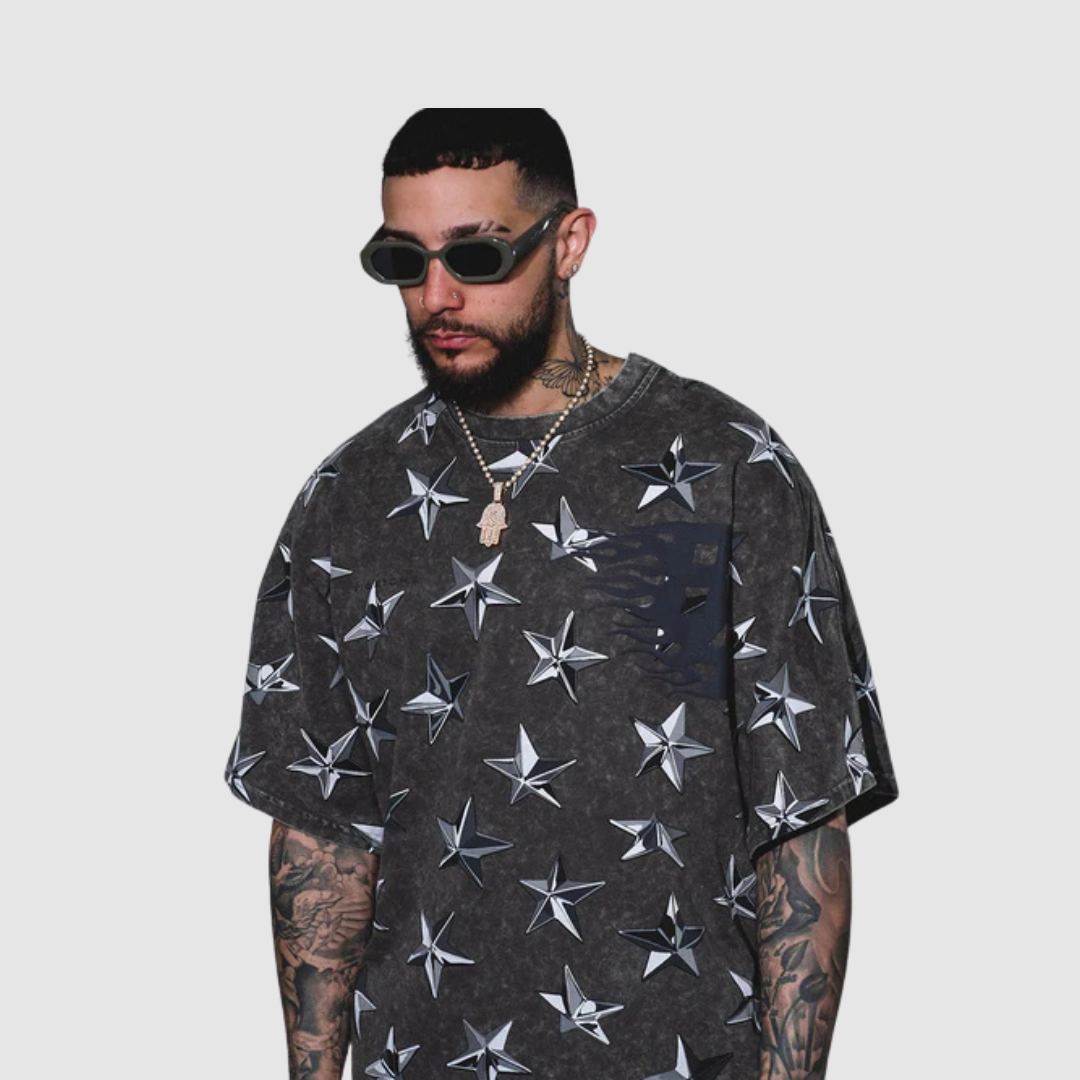 Vie+Riche Grey Chromestar T-Shirt
