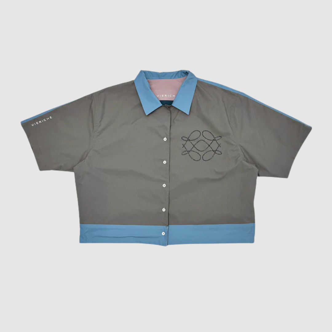 Vie+Riche Paris Reversible Taupe Shirt