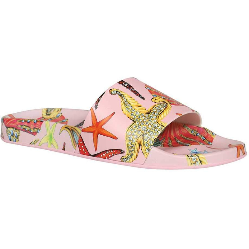 Versace Pink Trésor de la Mer Slides