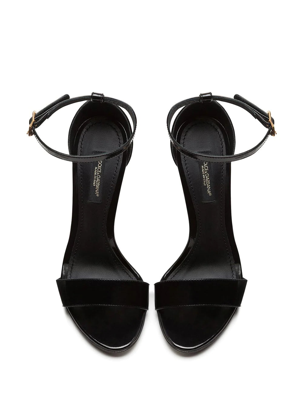 Dolce & Gabbana Black Baroque Heels Sandals