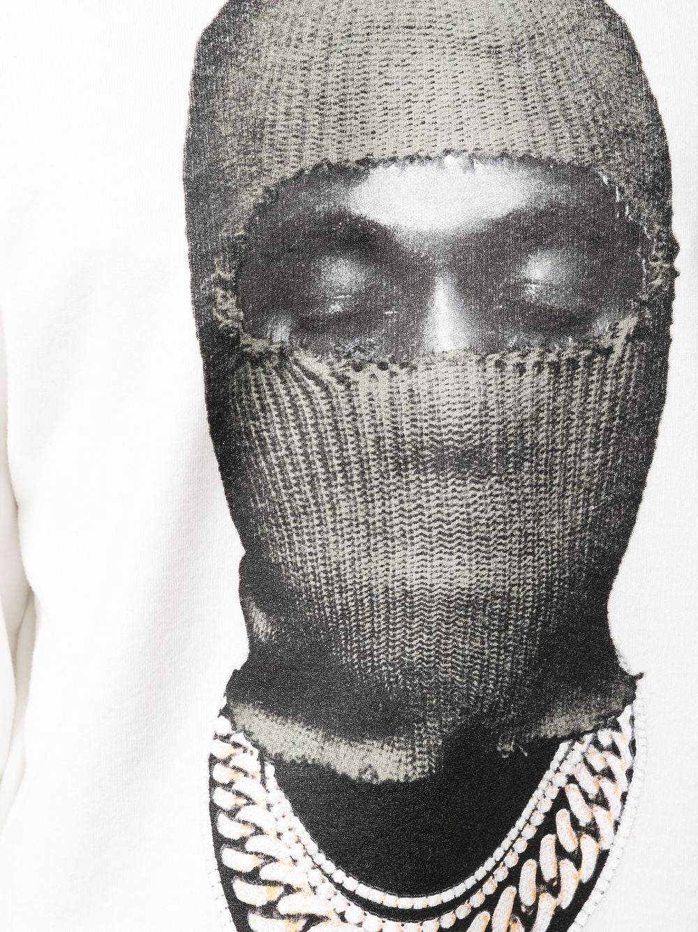 White Hoodie Sweatshirt