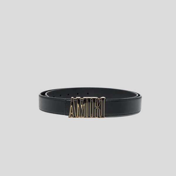 AMIRI ベルト Gold / Black-