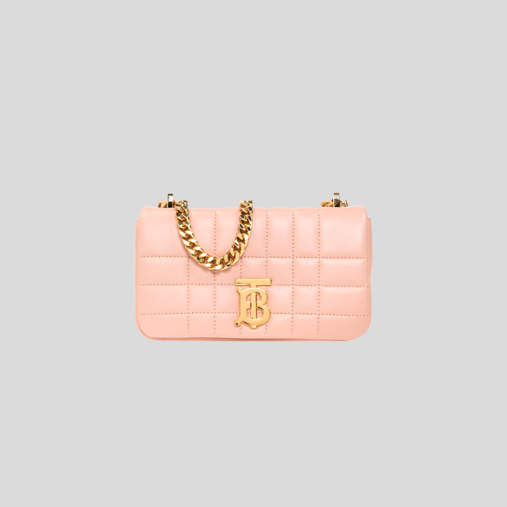 Burberry Pink Lola Mini Quilted Shoulder Bag ICETIME LUXE