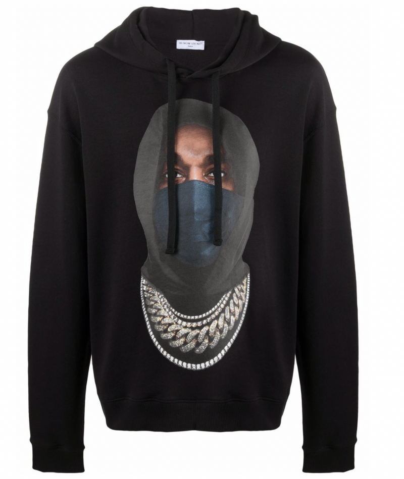 Graphic-Print Hoodie Sweatshirt
