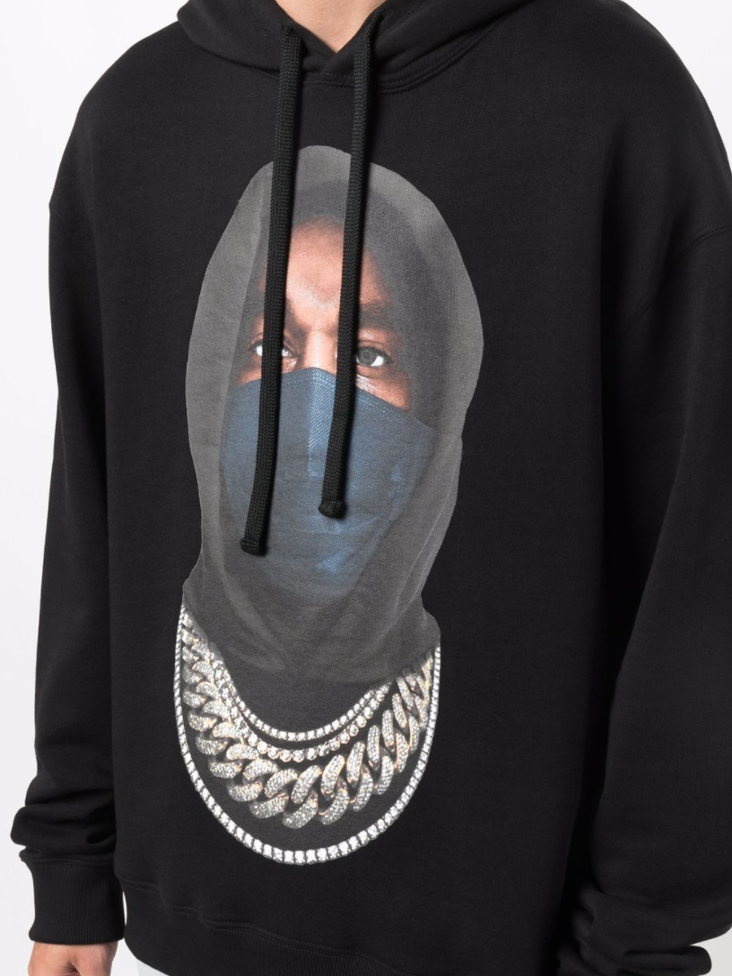 Graphic-Print Hoodie Sweatshirt