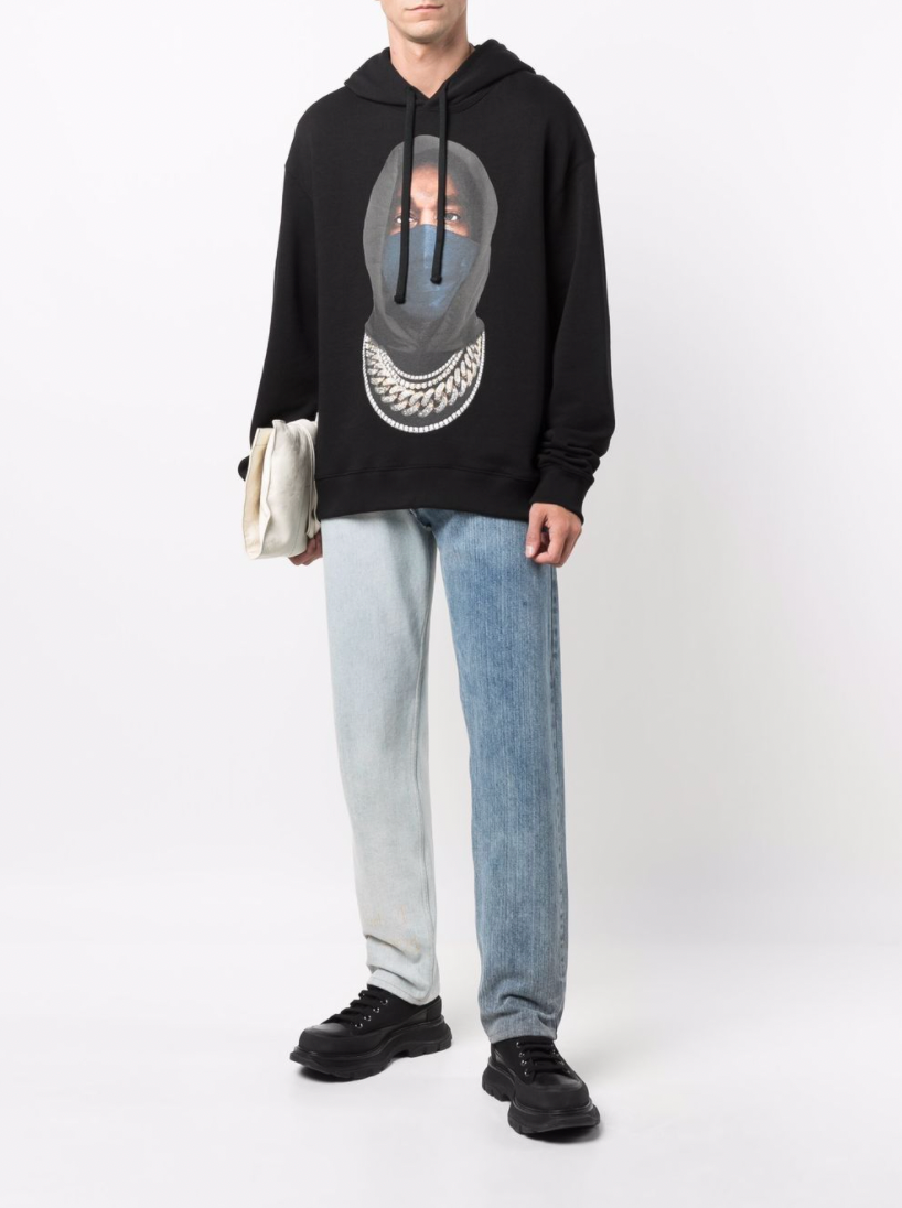 Graphic-Print Hoodie Sweatshirt