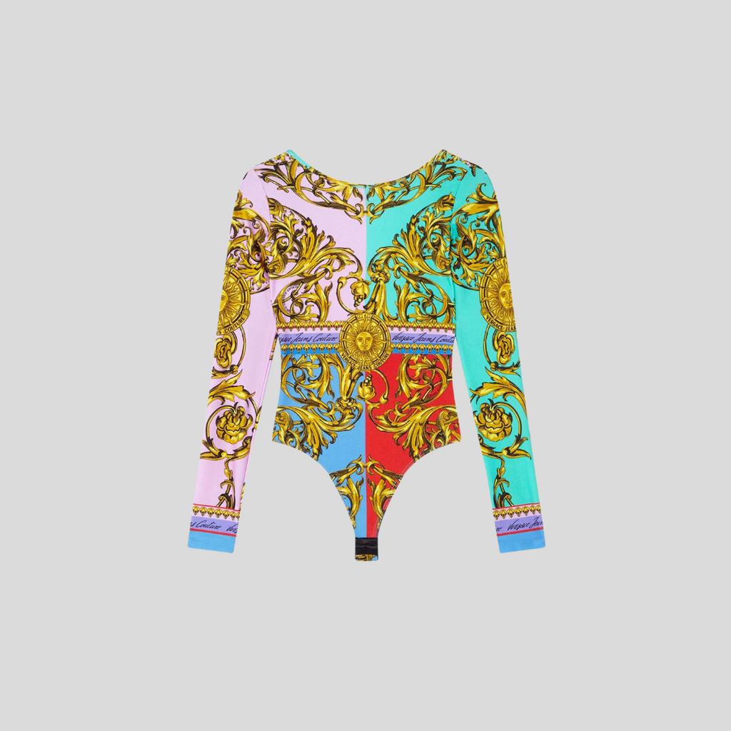 インナー・ルームウェアその他 Versace Jeans Couture Bodysuit With Rowing Back VersaceJeansCoutureGarlandPrin