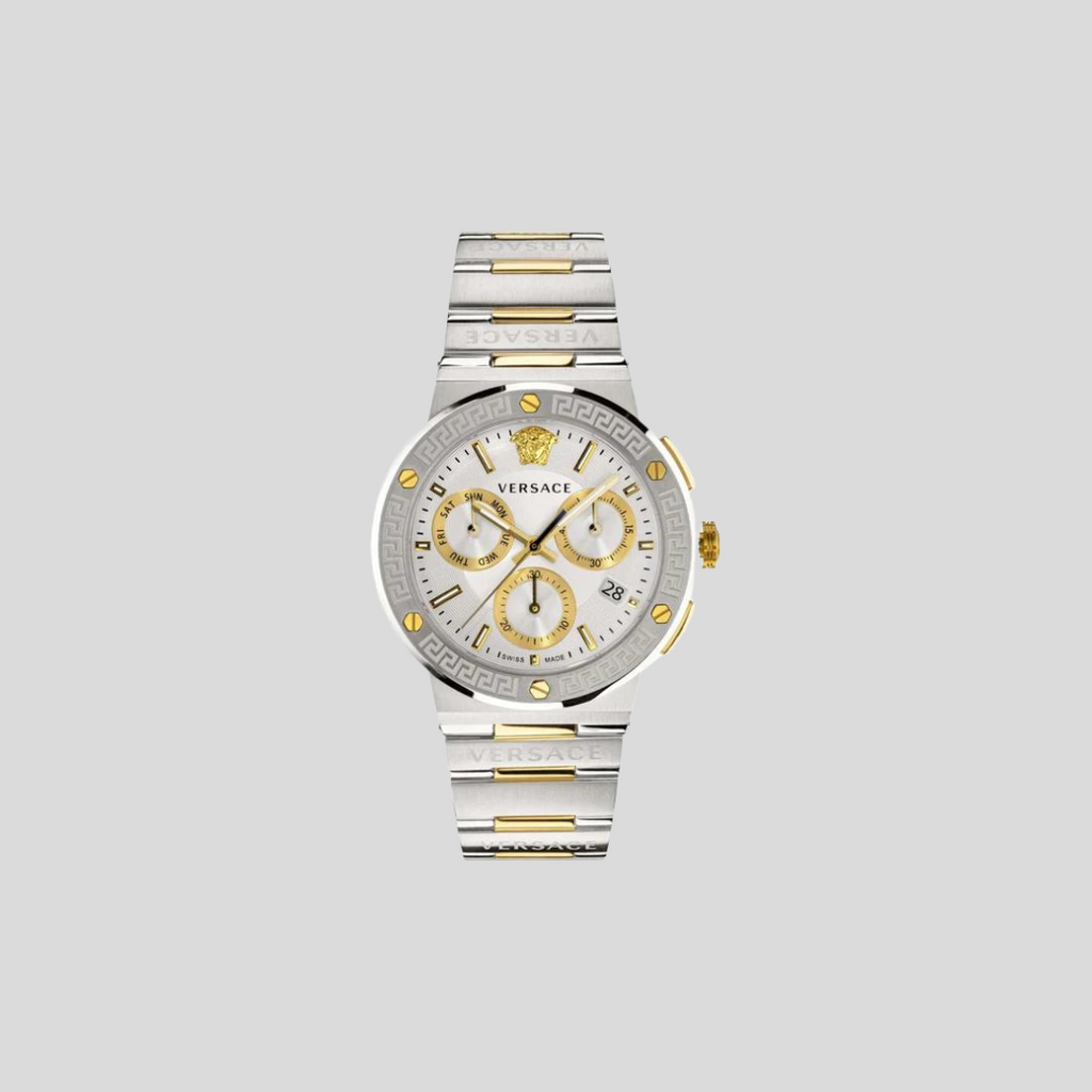 Versace two shop tone watch