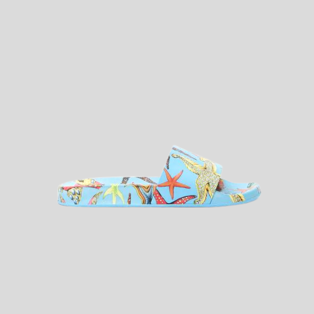 Versace Blue Trésor De La Mer Slides