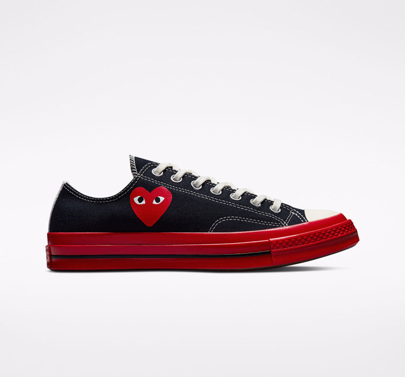 Des Garçons Black Play Chuck 70 Sneakers
