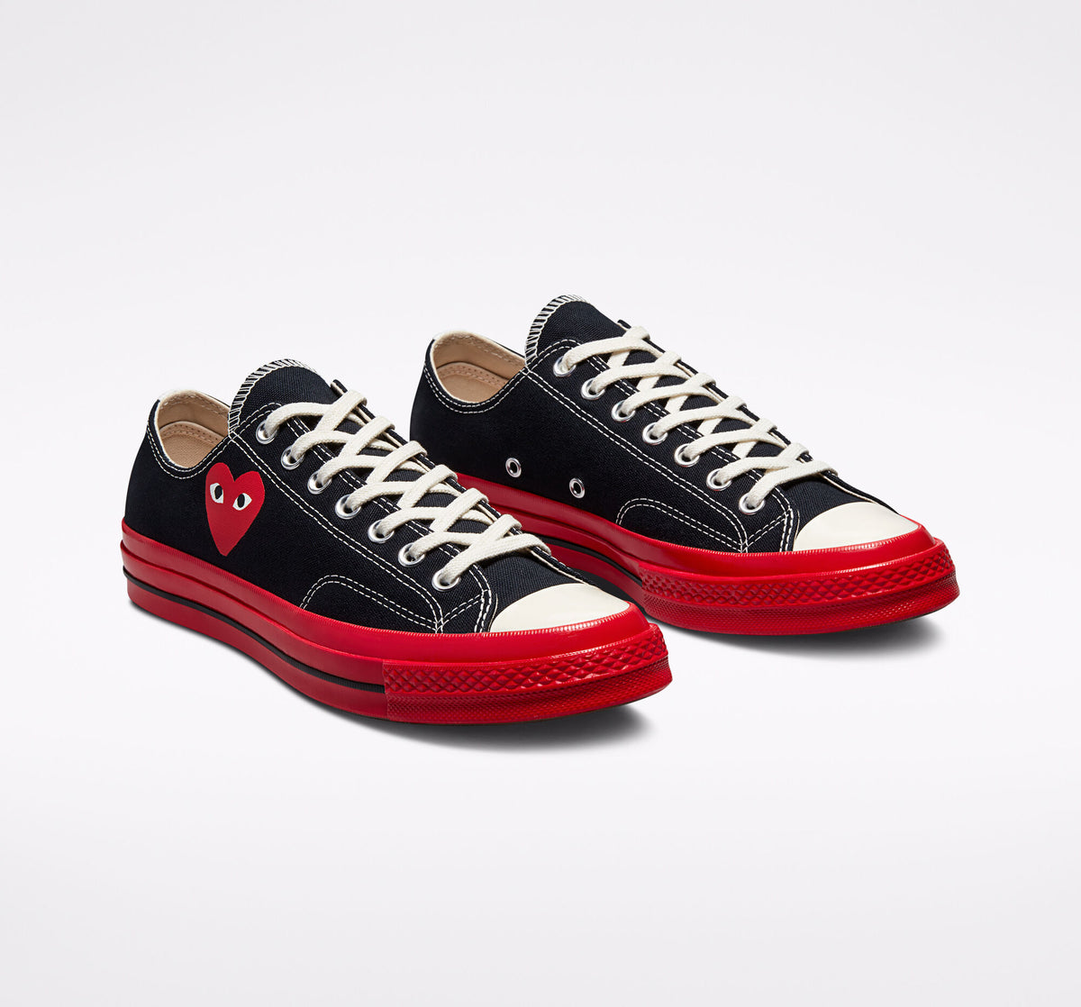 Des Garçons Black Play Chuck 70 Sneakers