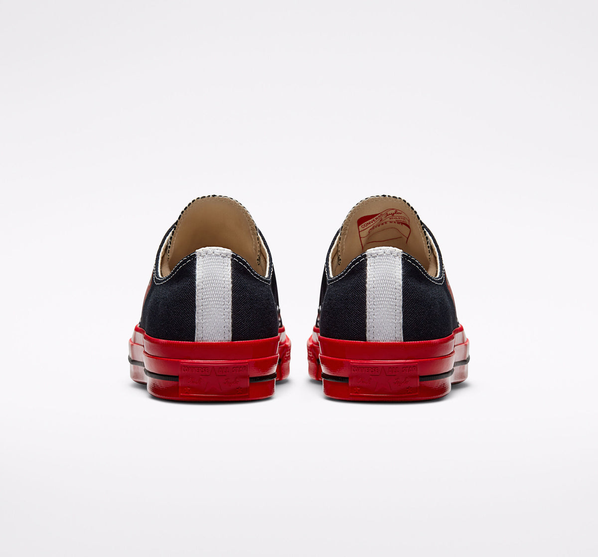 Des Garçons Black Play Chuck 70 Sneakers