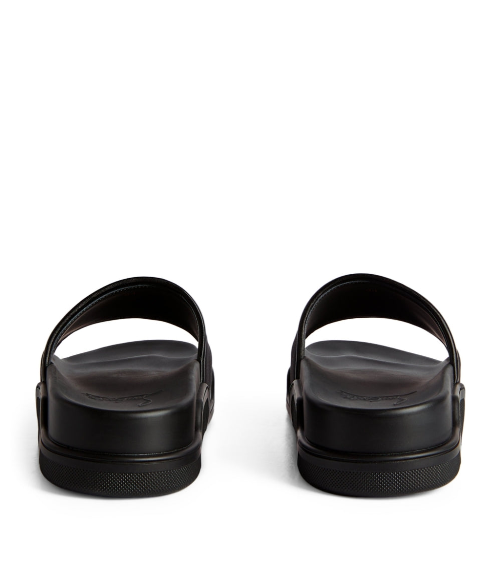 Black Christian Louboutin Slides