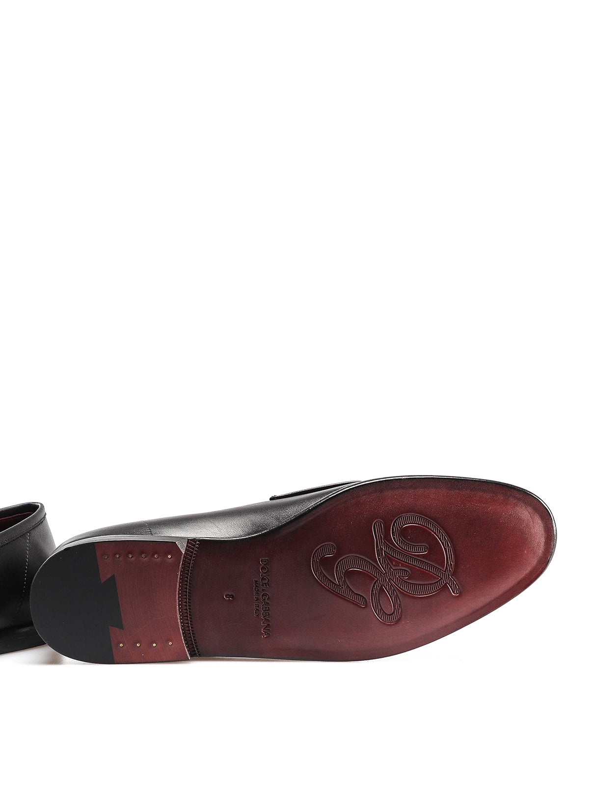 Smooth leather slipper
