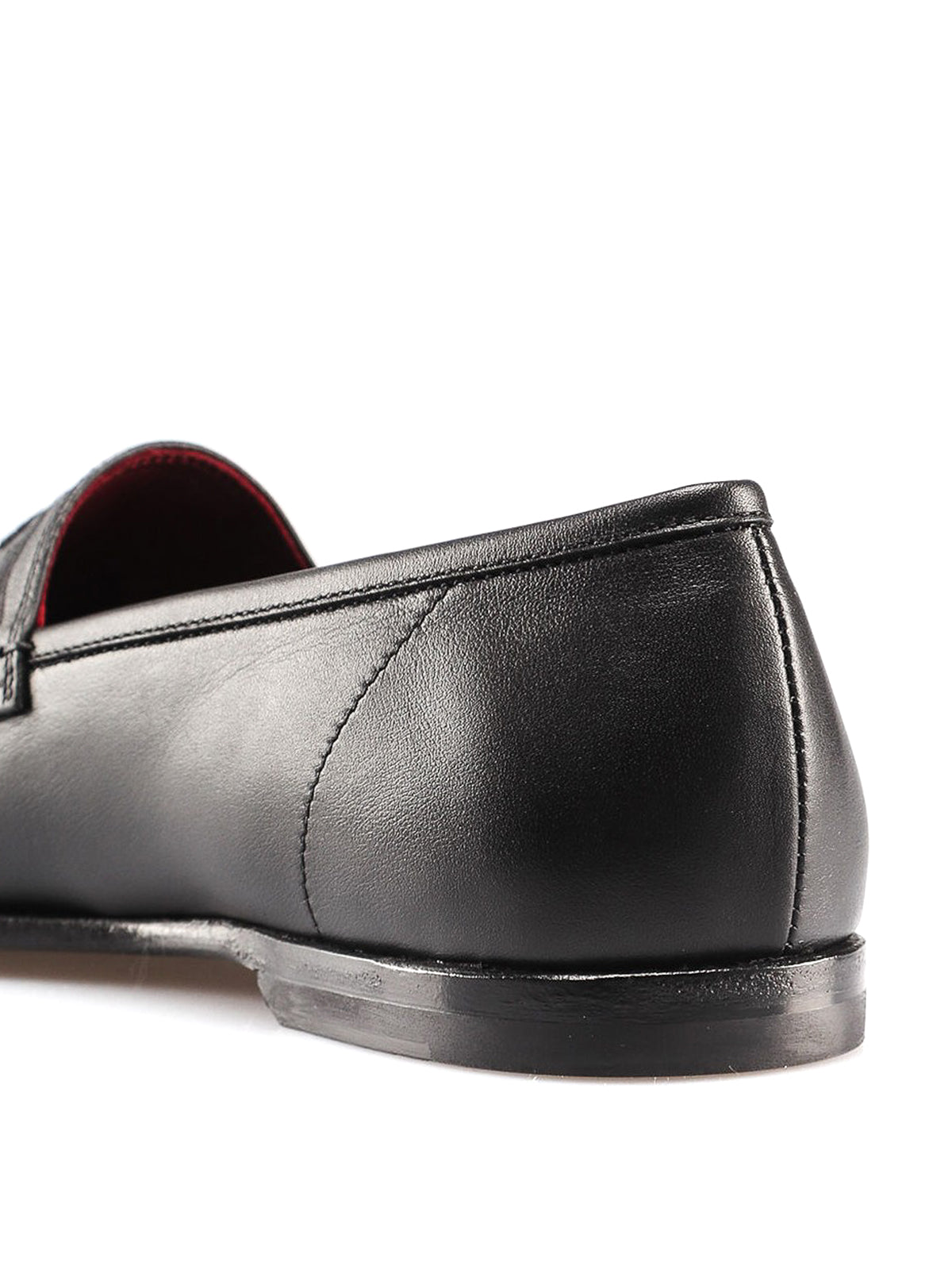 Smooth leather slipper