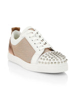 Christian Louboutin Varsijunior Studded Low-Top Sneakers
