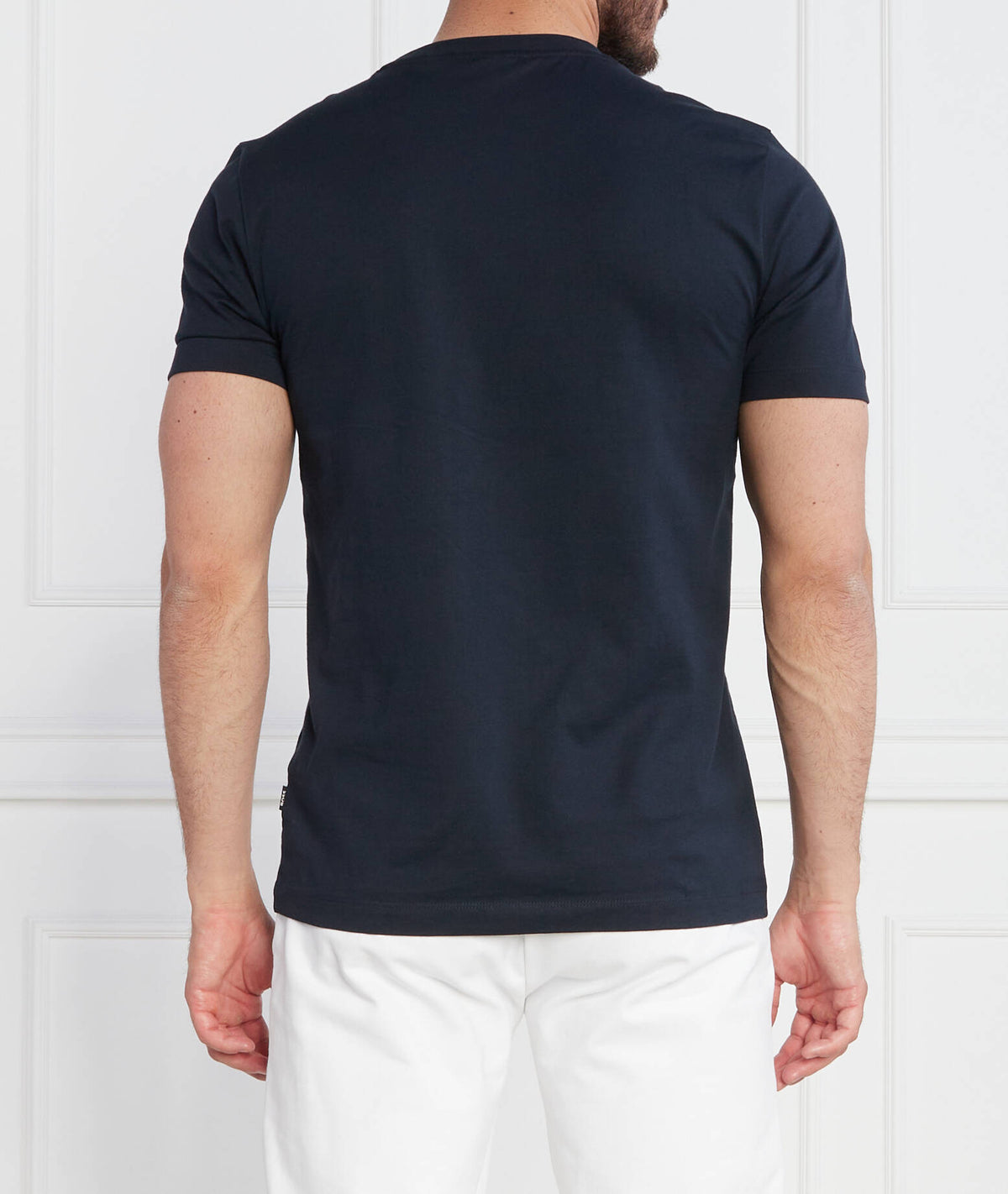 Hugo Boss Blue Logo Print T-Shirt