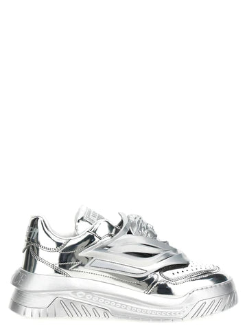 スニーカー Versace Odissea Sneakers In Silver Versace Silver Odissea Sneakers – ICETIME LUXE