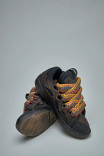 Lanvin Curb Leather Sneakers