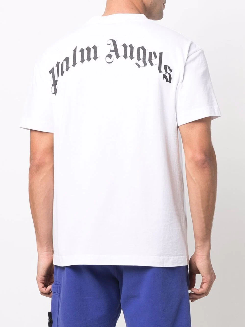 Palm Angels White Bear-Print T-Shirt