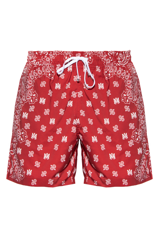 Amiri Red Swim Shorts