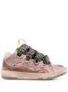 Lanvin Curb Leather Sneakers