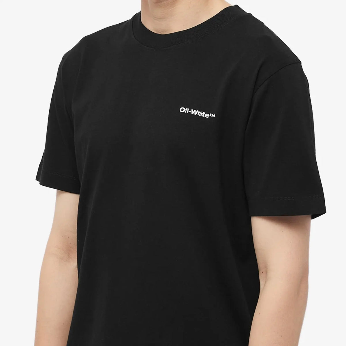 Off-White Black Wave Slim T-Shirt