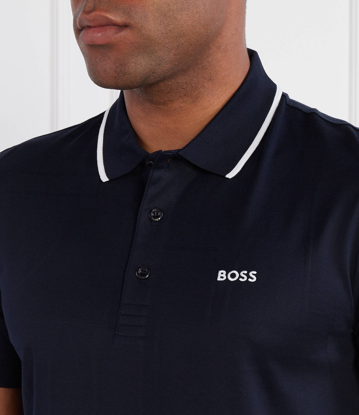 Boss Hugo Navy Blue Paddy 3 Polo Shirt