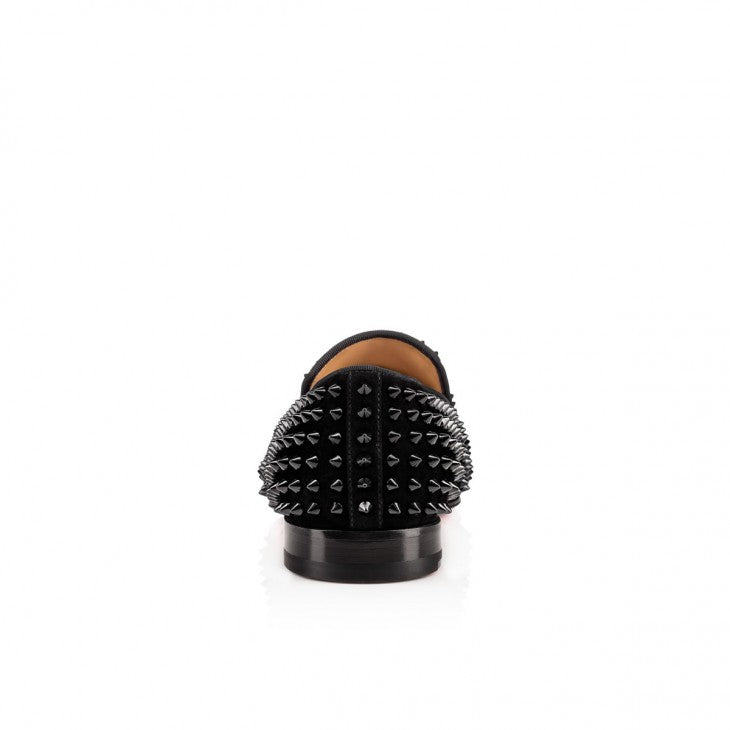 Christian Louboutin Black Dandelion Spikes Loafers – ICETIME Christian Louboutin Black Dandelion Spikes Loafers – ICETIME