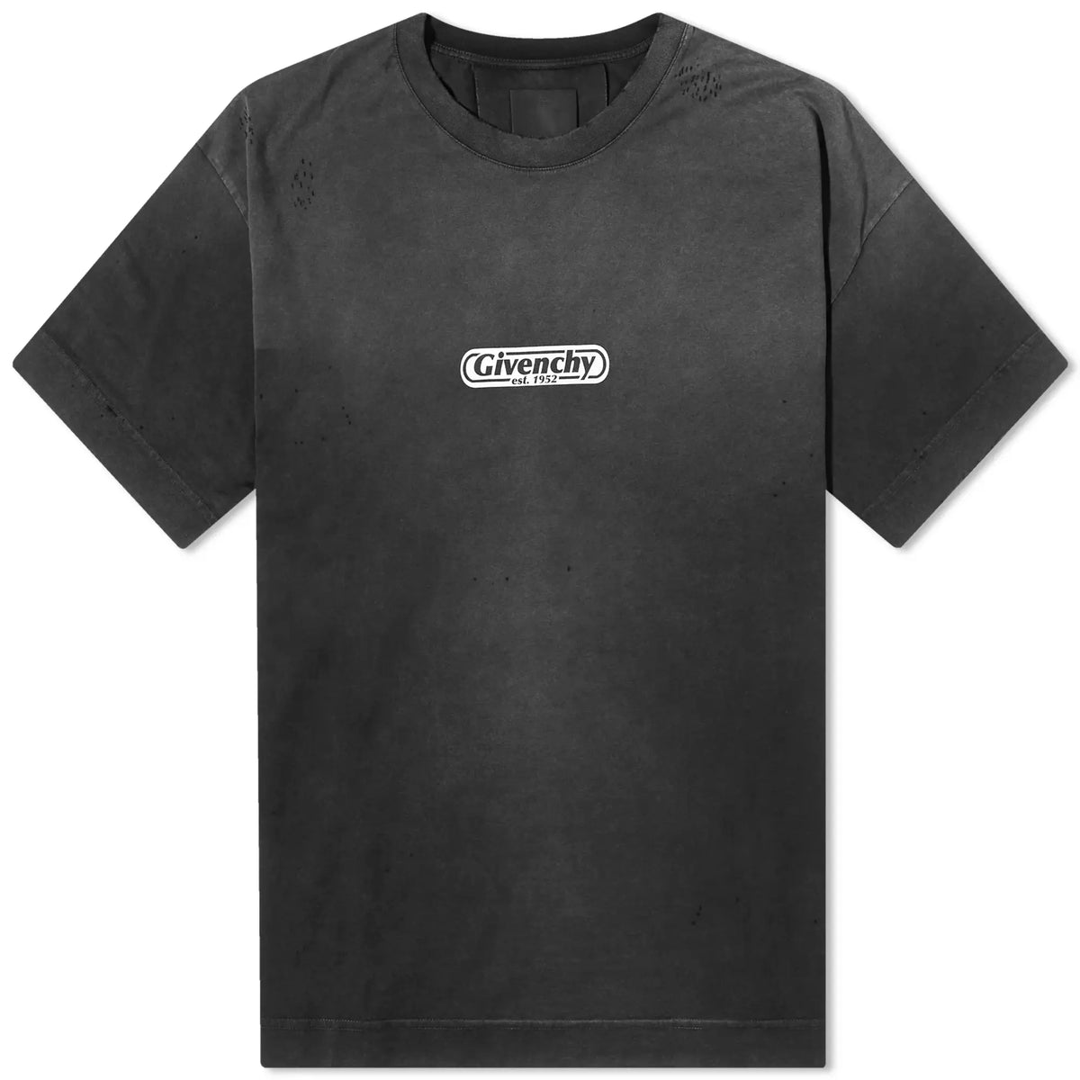 Givenchy Black Graphic Printed Crewneck T-Shirt