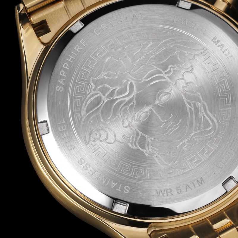 Versace Gold Hellenyium Watch