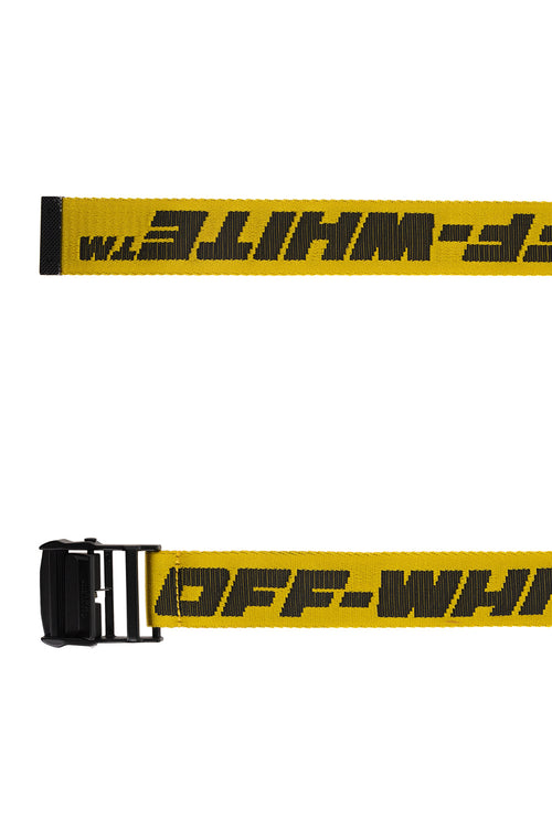 Off-White with yellow belt logo