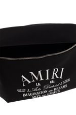 Amiri Black Belt Bag with logo