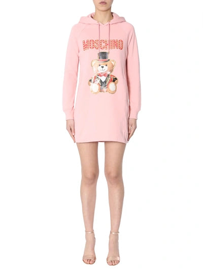 moschino pink dress Y2k Vintage Moschino Pink Dress, Bodycon Mini Gown Barbie Style
