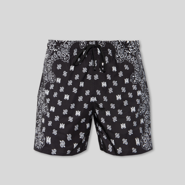 【新品未使用】【定価96,800円】AMIRI SWIM TRUNK XXL AmiriBlackSwimShorts_grande.