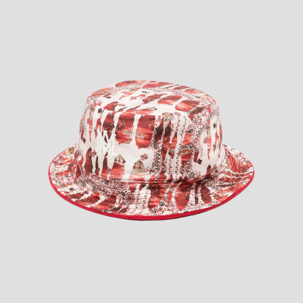 【定価7.7万 国内正規】AMIRI REPEAT BUCKET HAT アミリ Amiri Reversible silk twill bucket hat Amiri