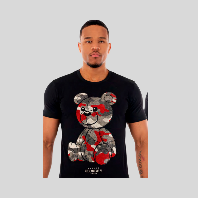 Avenue George V Paris GV-2511 Military Teddy Bear Shirt