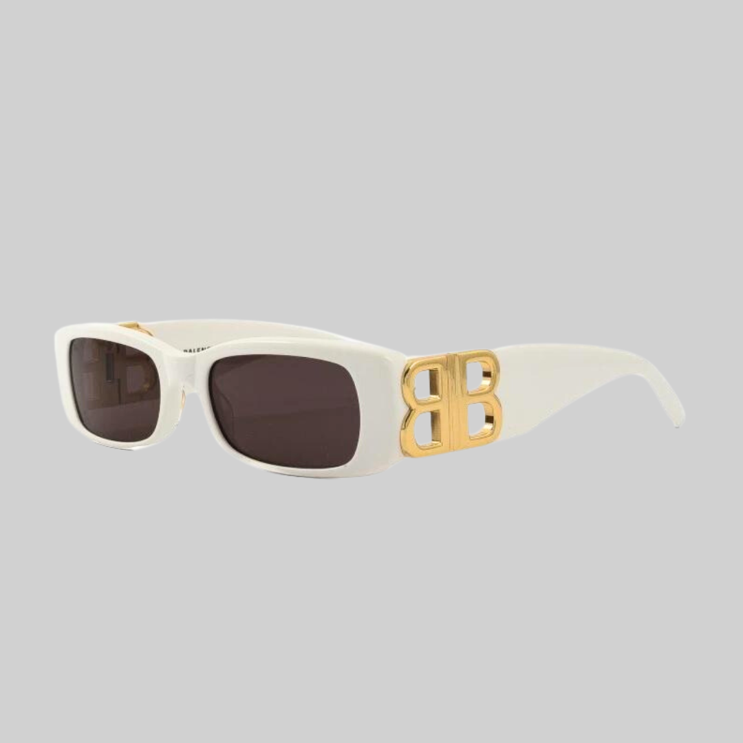 Balenciaga White BB0096S 011 Sunglasses