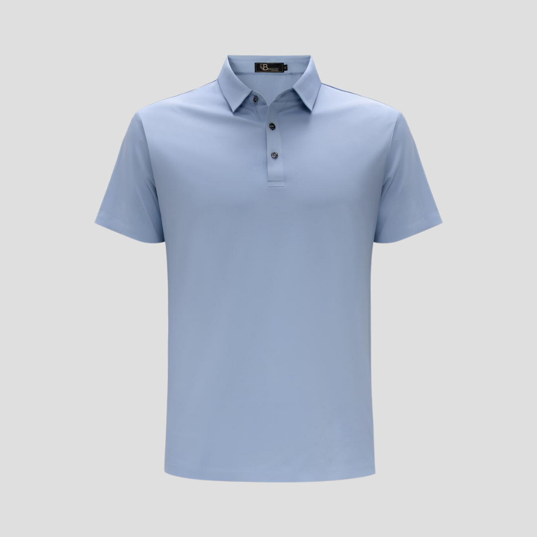 Barocco SkyBlue Ethereal Ease Polo Shirt